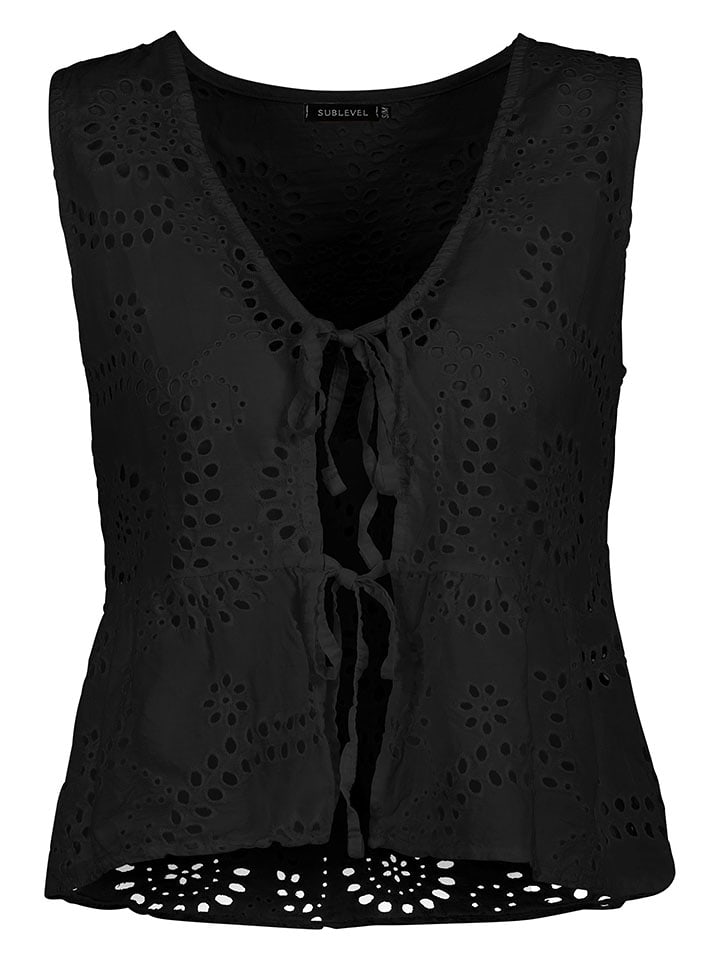 Sublevel Kamizelka w kolorze czarnym rozmiar: M/L