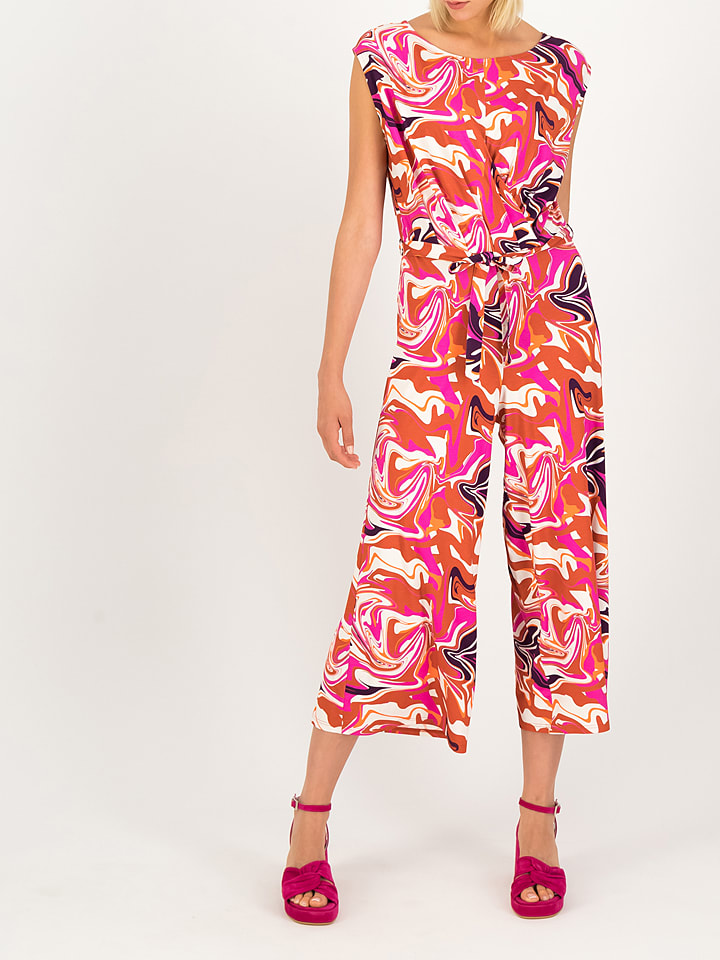 Blutsgeschwister Kombinezon "Draperie Absolue" w kolorze różowym ze wzorem rozmiar: XL