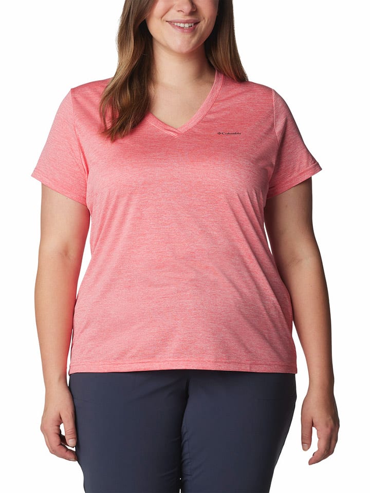 Columbia Koszulka turystyczna "Columbia Hike™" w kolorze jasnoróżowym rozmiar: XL