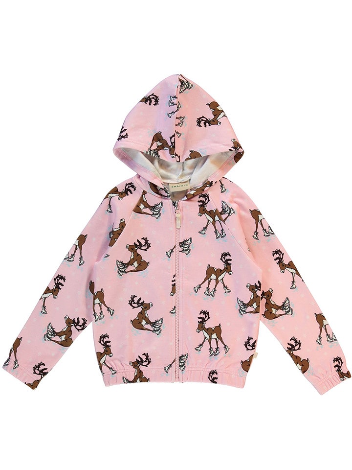 Småfolk Bluza w kolorze jasnoróżowo-brązowym rozmiar: 104/110