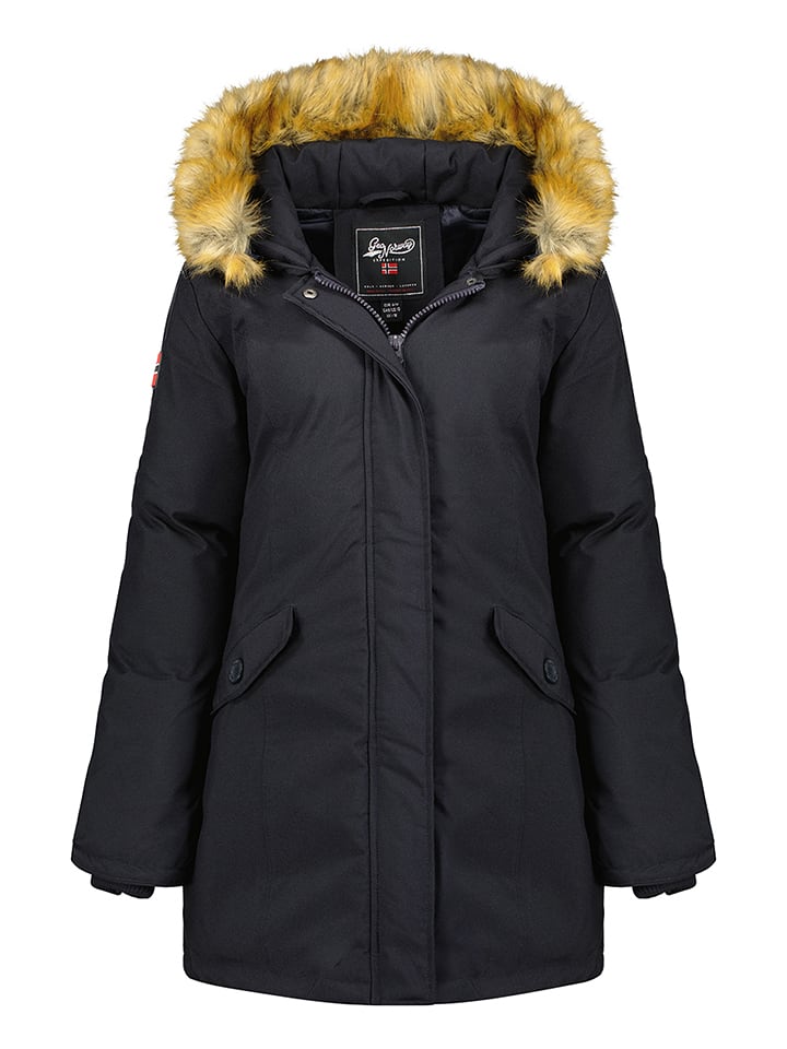 Geographical Norway Parka "Dinasty" w kolorze czarnym rozmiar: XXL