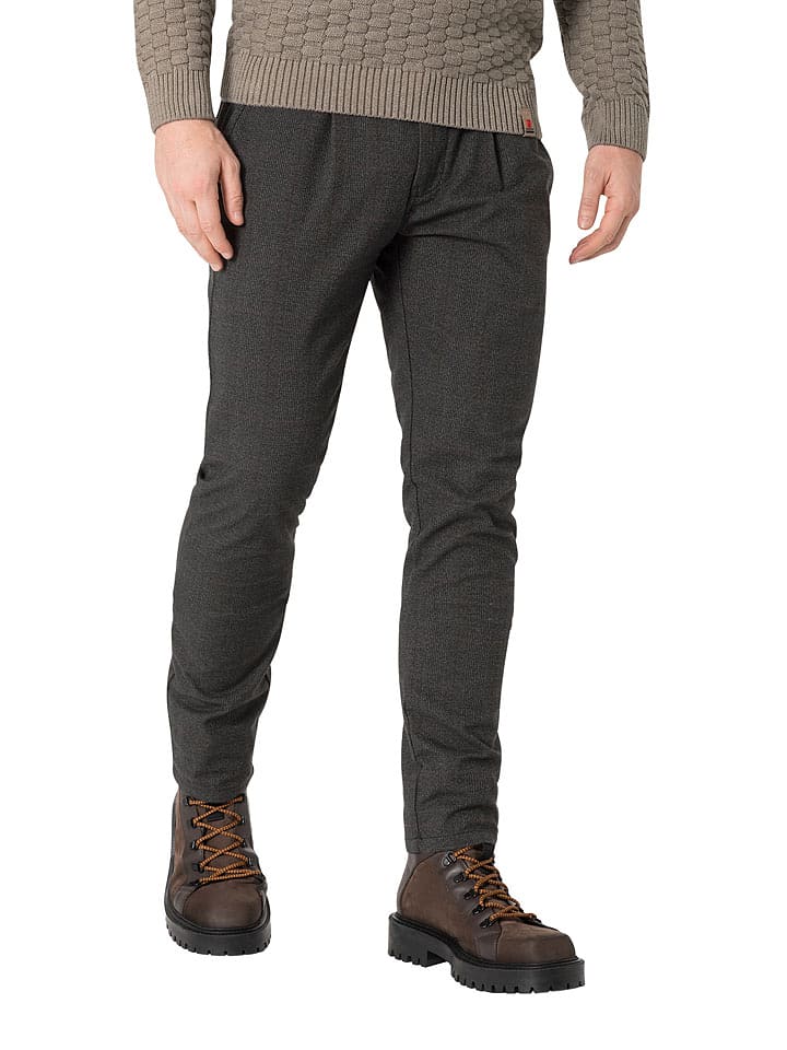 Timezone Spodnie chino "Charly" - Regular fit - w kolorze szarym rozmiar: W34/L32