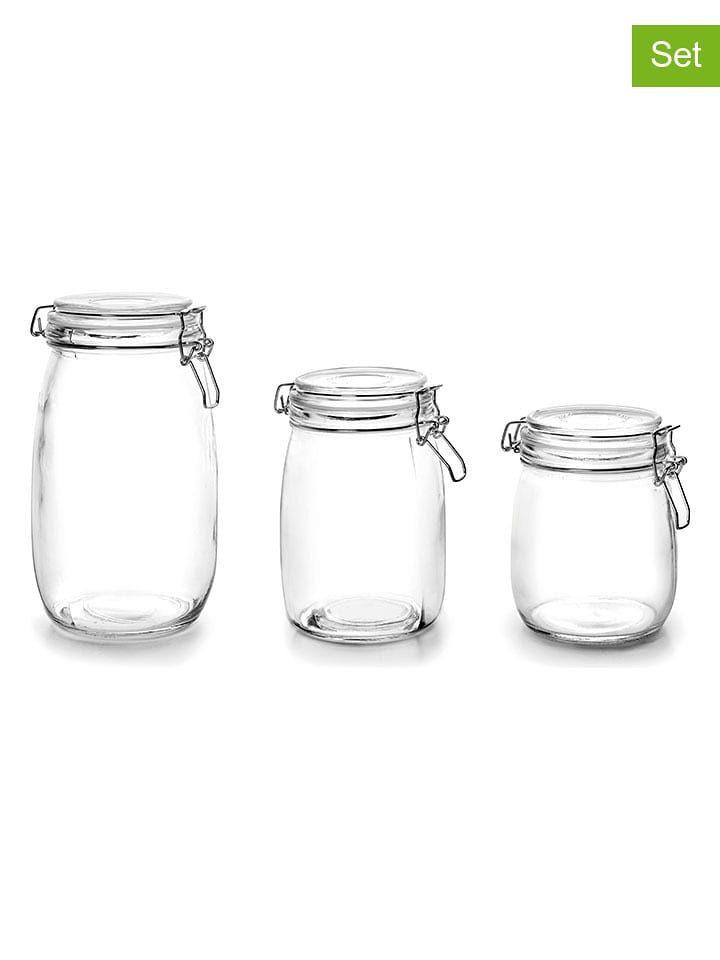 Ibili Słoiki (3 szt.) - 800 ml rozmiar: onesize