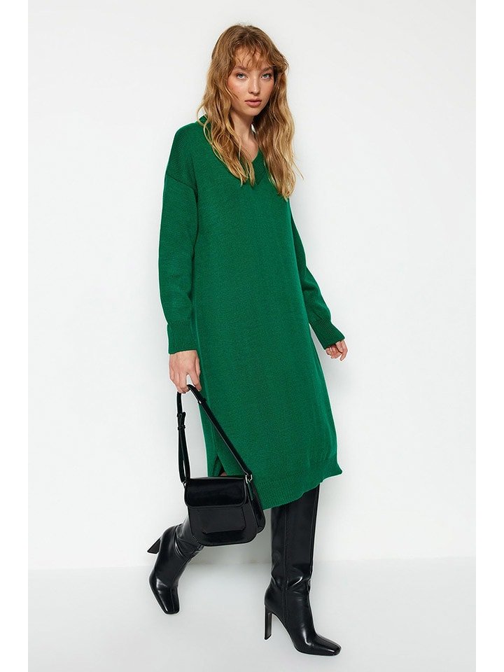 trendyol Sukienka w kolorze zielonym rozmiar: M