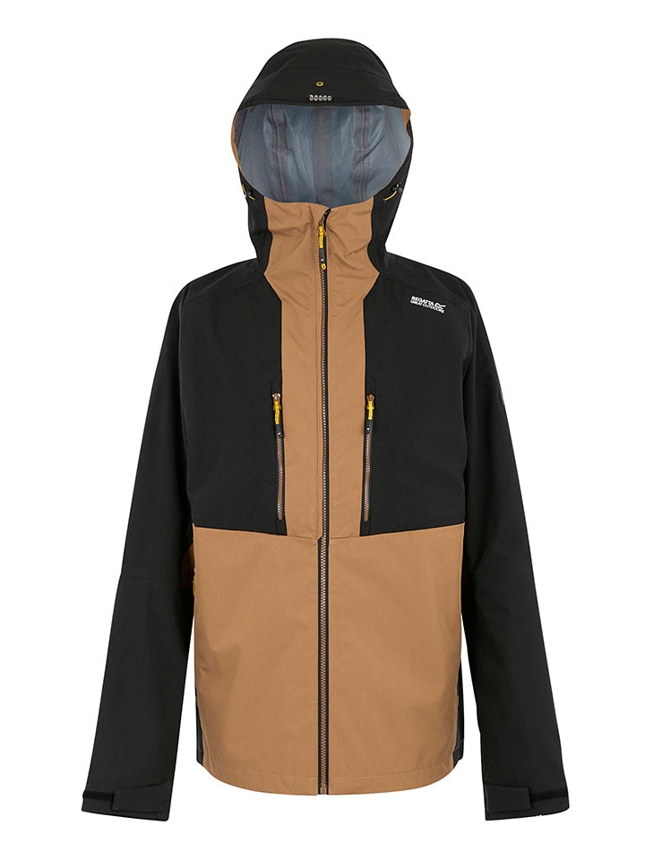 Regatta Kurtka funkcyjna 3w1 "Sacramento" w kolorze beżowo-czarnym rozmiar: XL