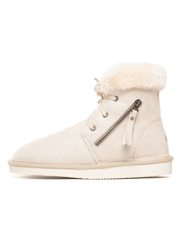 ISLAND BOOT Botki zimowe "Celeste" w kolorze kremowym rozmiar: 38