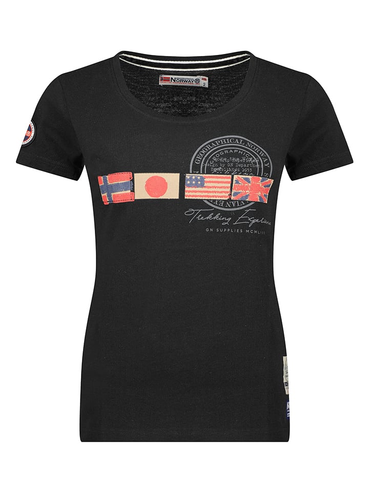 Geographical Norway Koszulka w kolorze czarnym rozmiar: XL