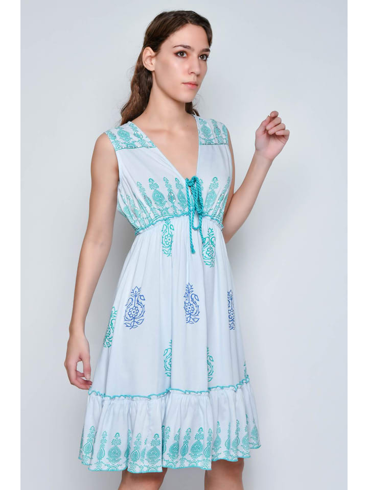 Tarifa Sukienka w kolorze błękitno-turkusowym rozmiar: S