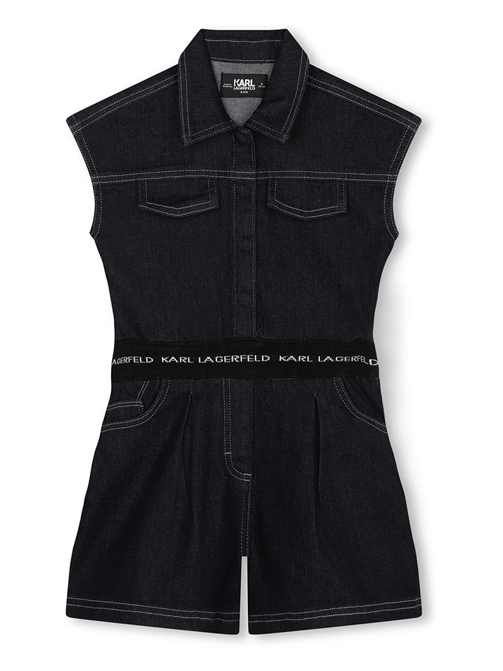Karl Lagerfeld Kids Kombinezon w kolorze czarnym rozmiar: 176