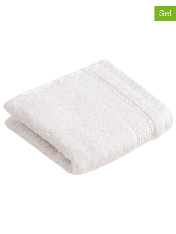 Vossen Ręczniki (2 szt.) "Balance" w kolorze białym dla gości rozmiar: 30x50 cm