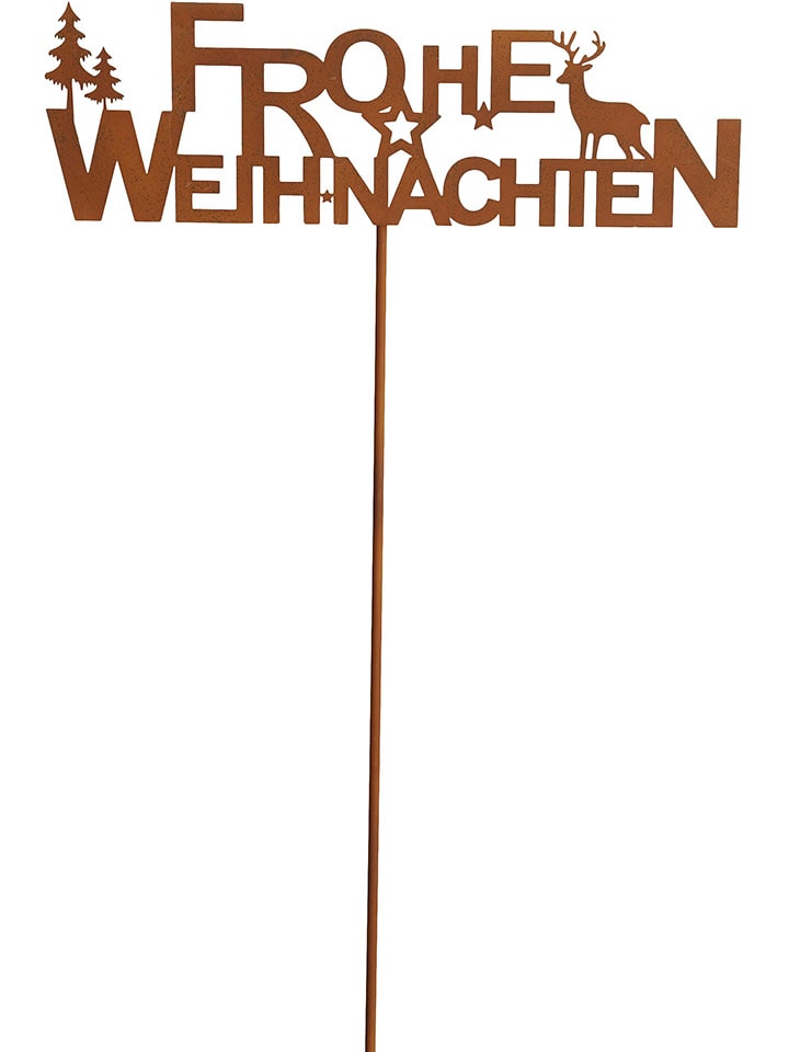 POSIWIO Dekoracja ogrodowa w kolorze brązowym - 35 x 85 cm rozmiar: onesize