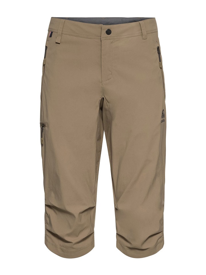 Odlo Spodnie funkcyjne "Wedgemount" w kolorze beżowym rozmiar: 42