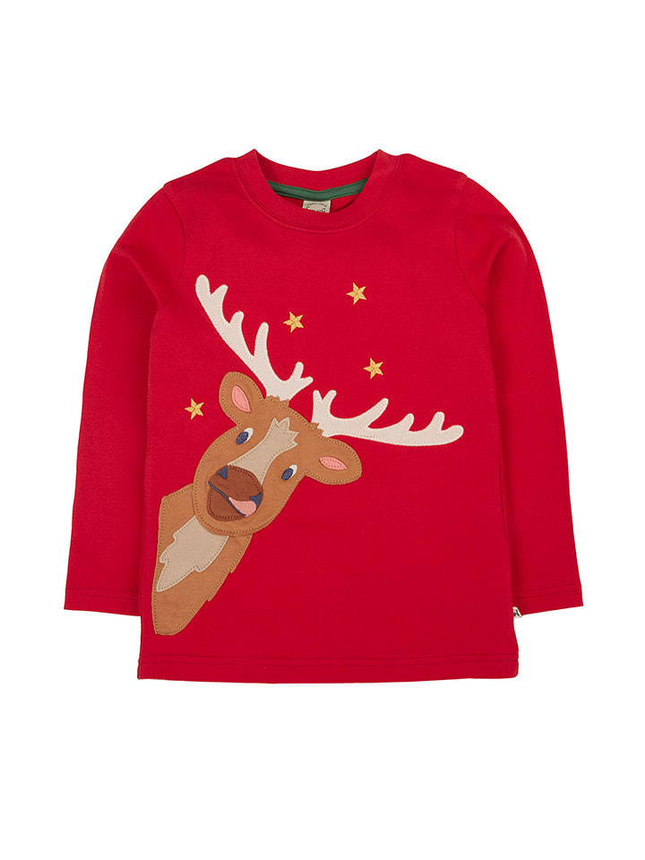 Frugi Koszulka "Terrific" w kolorze czerwonym rozmiar: 92/98