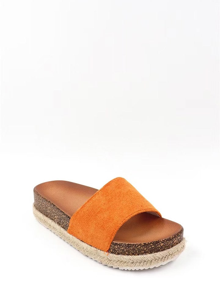 Viagiulia Klapki w kolorze pomarańczowym rozmiar: 40