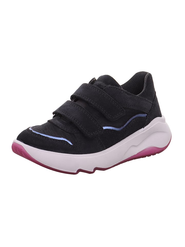 superfit Skórzane sneakersy "Melody" w kolorze granatowym rozmiar: 31