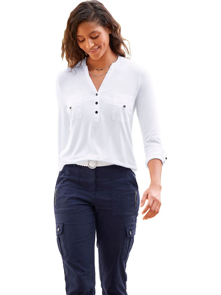 Heine Bluzka w kolorze białym rozmiar: 42