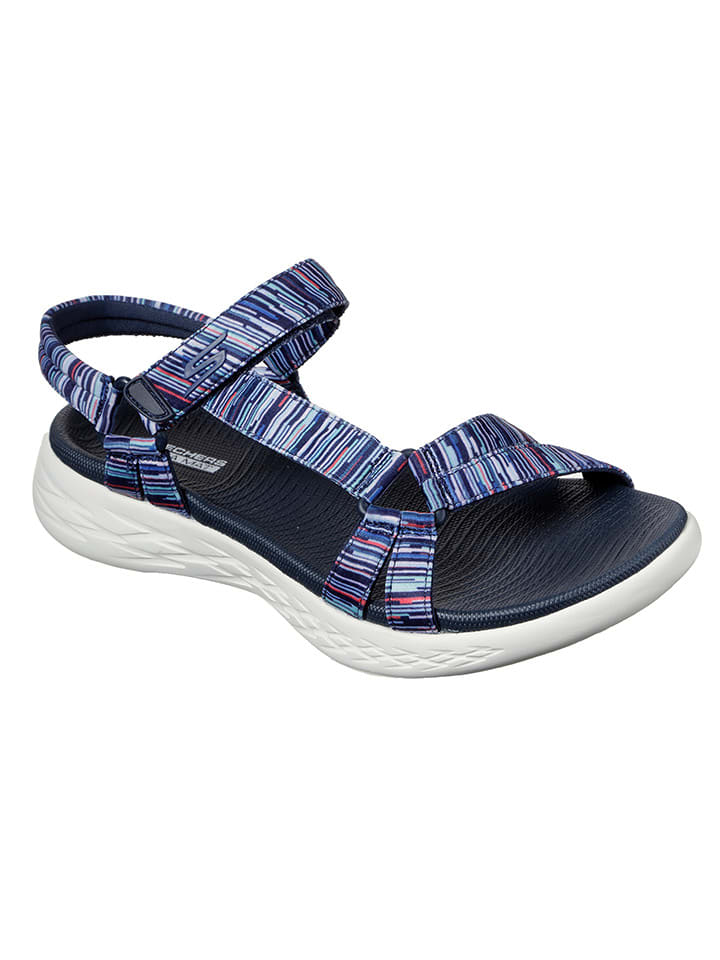 Skechers Sandały "On-The-Go 600 Electric" w kolorze niebieskim rozmiar: 40