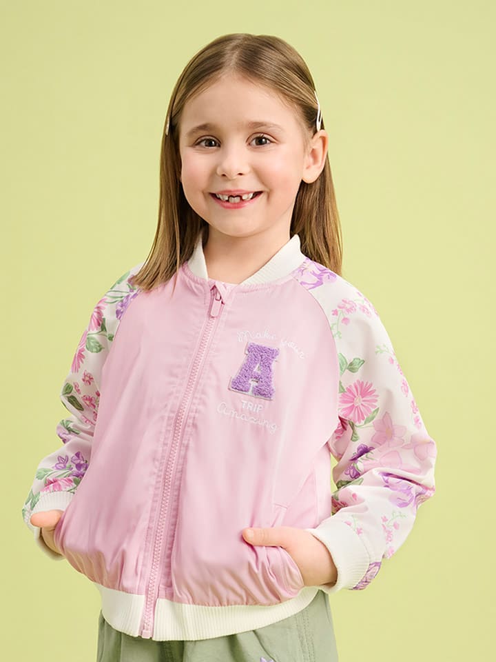 COOL CLUB Kurtka w kolorze jasnoróżowo-białym rozmiar: 128