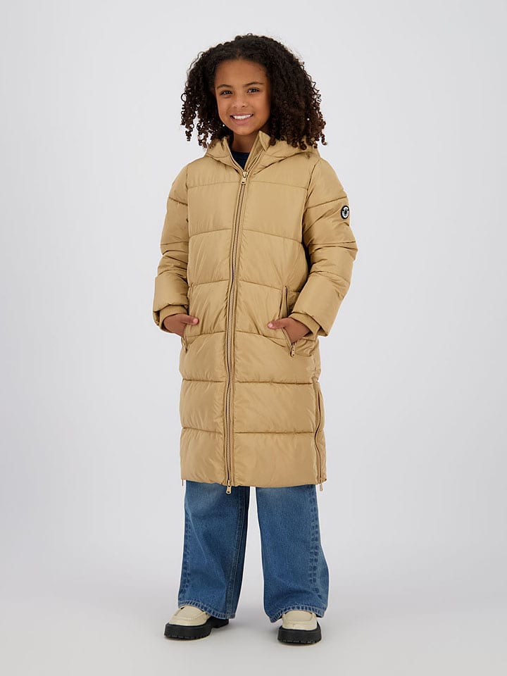 Vingino Płaszcz pikowany w kolorze beżowym rozmiar: 152