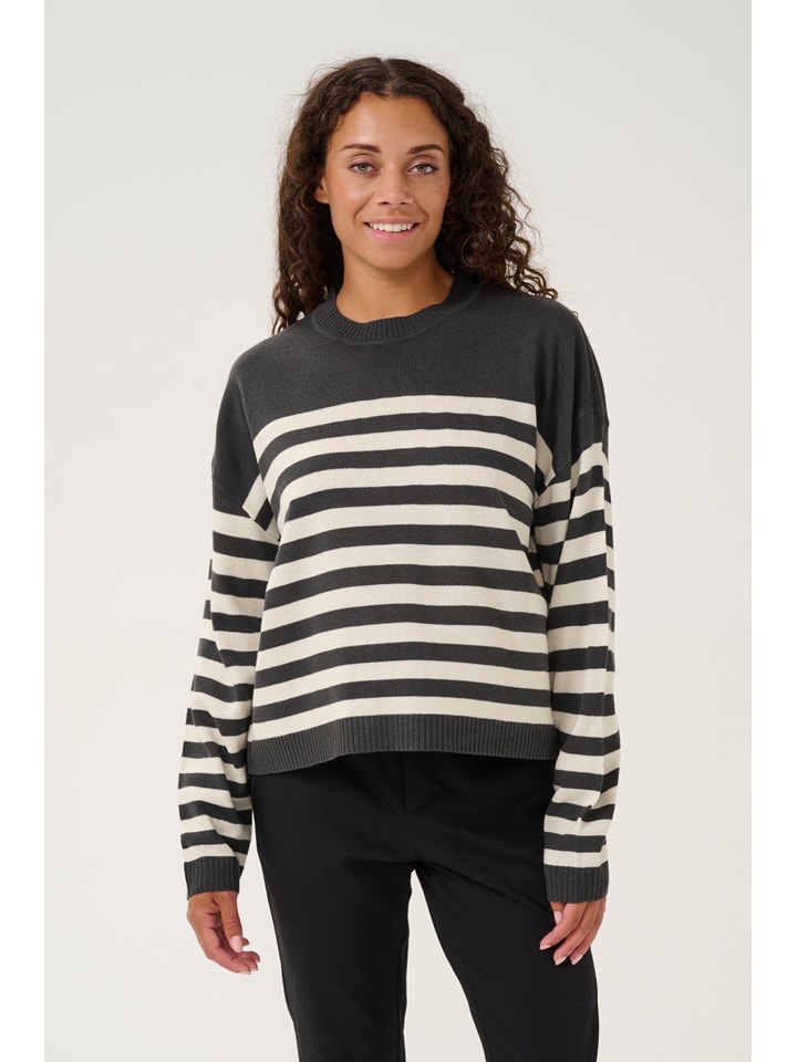 Kaffe Sweter "Bay" w kolorze czarnym rozmiar: XL