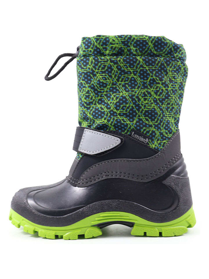 lamino Kozaki zimowe w kolorze zielonym rozmiar: 31