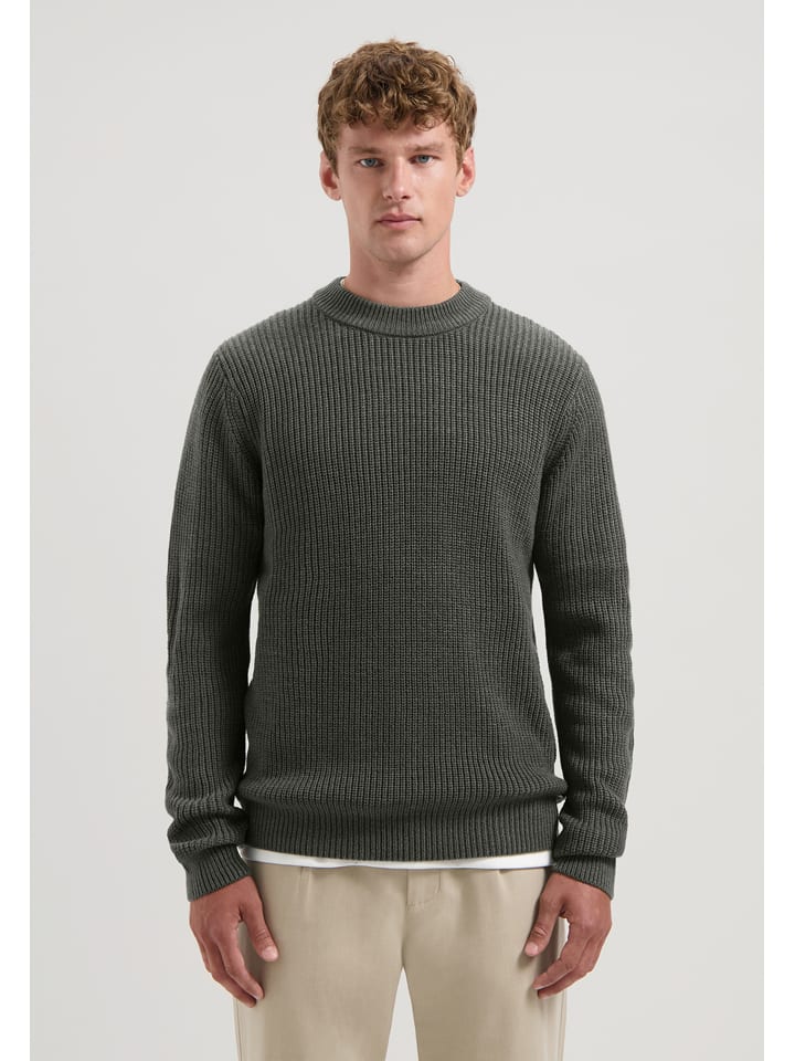 DSTREZZED Sweter w kolorze ciemnozielonym rozmiar: L