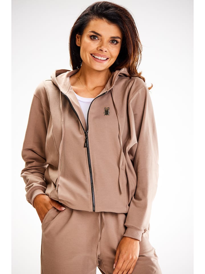 Awama Bluza w kolorze beżowym rozmiar: XL