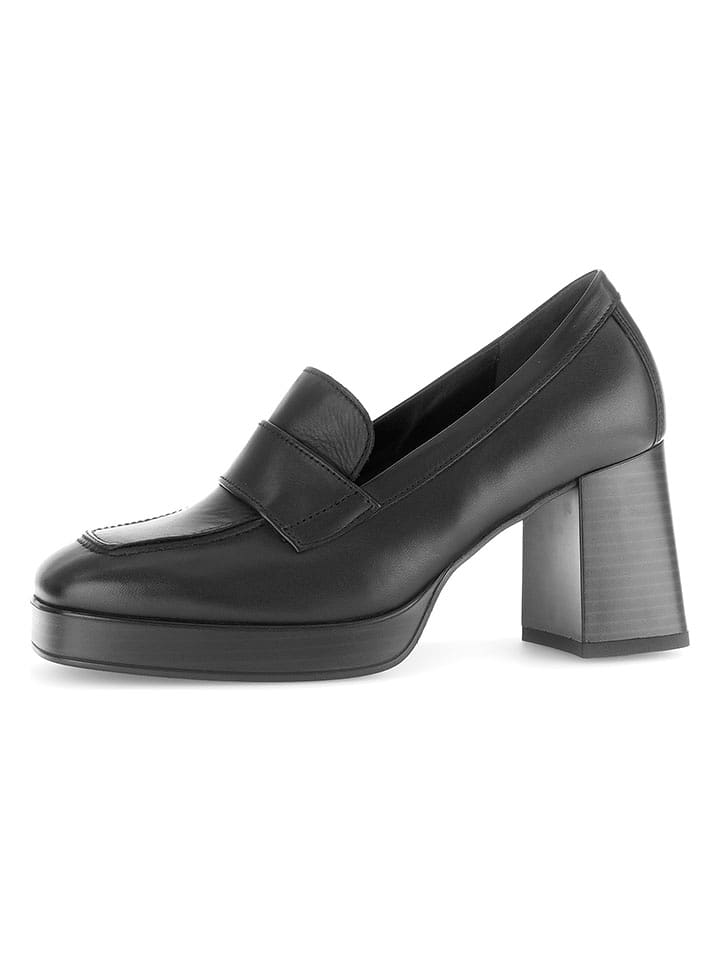 Gabor Skórzane czółenka w kolorze czarnym rozmiar: 40