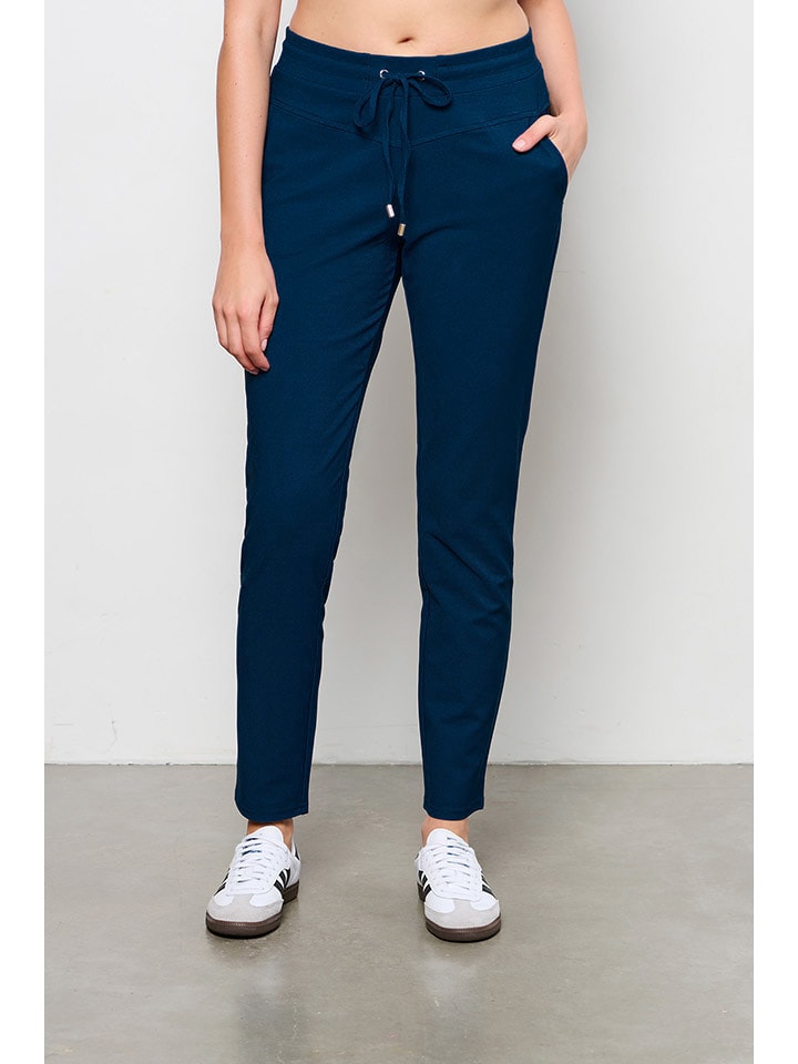 &Co Woman Spodnie "Penny" w kolorze granatowym rozmiar: XS