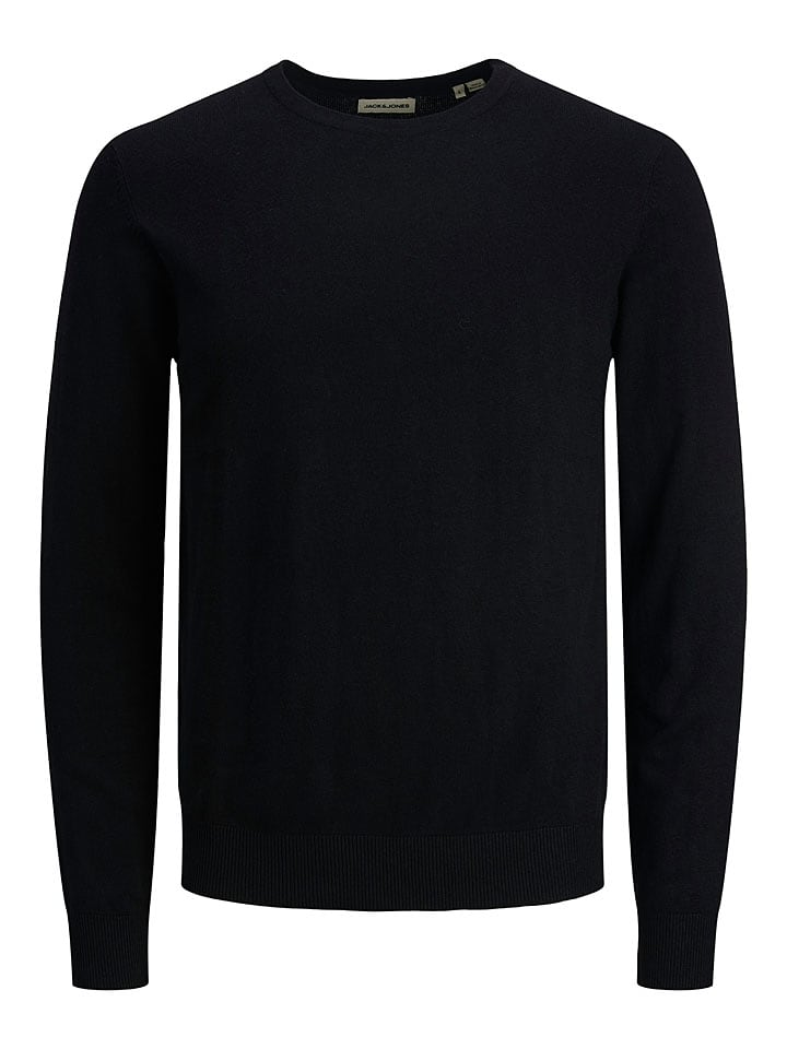 JACK & JONES Junior Sweter "Emil" w kolorze czarnym rozmiar: 128
