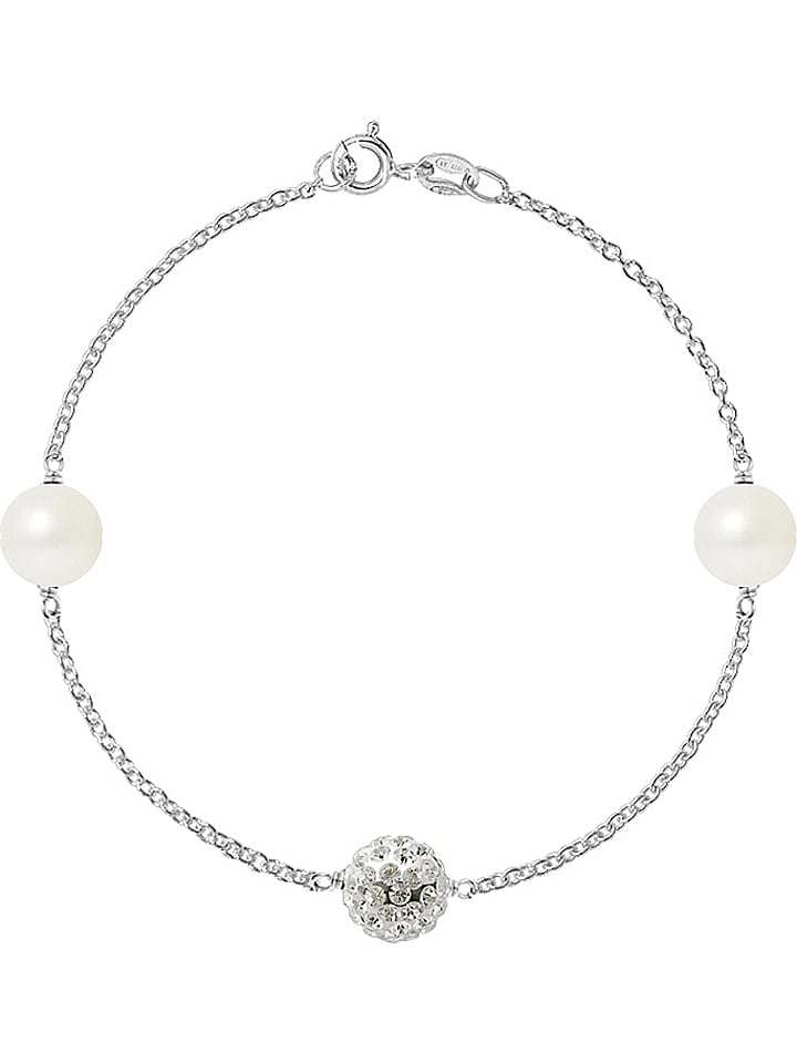 Mitzuko Srebrna bransoletka z perłami rozmiar: onesize