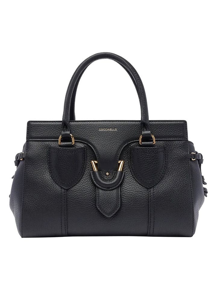 COCCINELLE Skórzana torebka w kolorze czarnym - 30 x 21 x 14 cm rozmiar: onesize