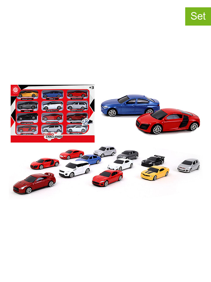 MGM Samochodziki (12 szt.) " Turbo Challenge" - 3+ rozmiar: onesize