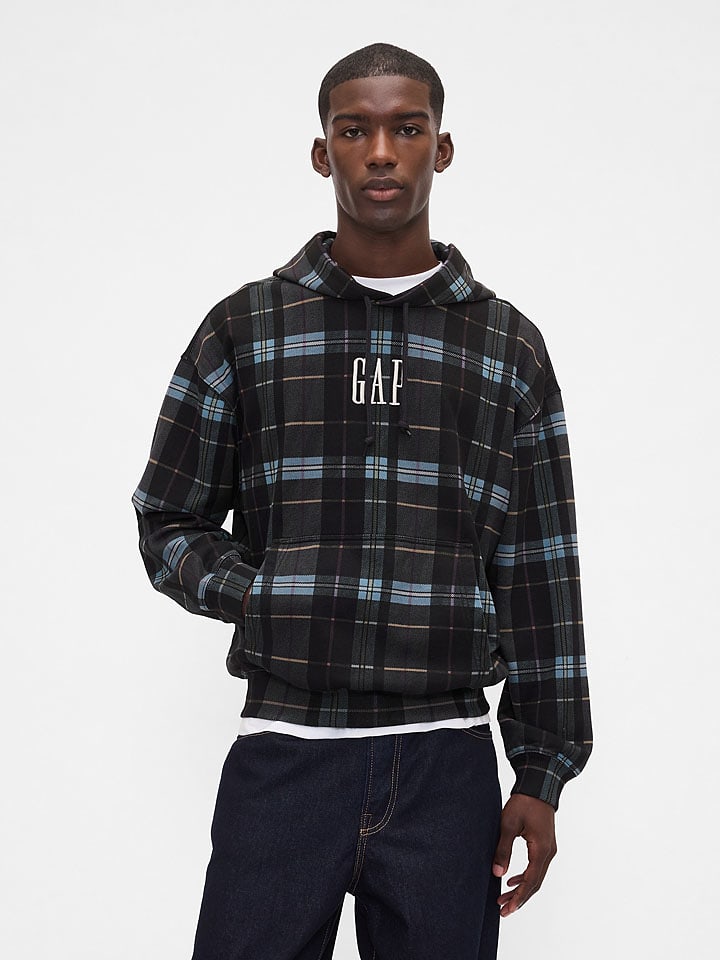 GAP Bluza w kolorze czarno-niebieskim rozmiar: L