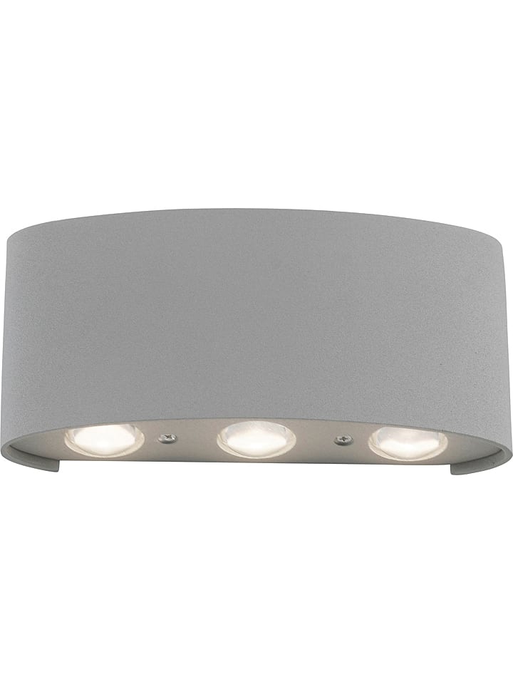 Paul Neuhaus Lampa zewnętrzna LED "Carlo" w kolorze srebrnym - 17 x 8 cm rozmiar: onesize