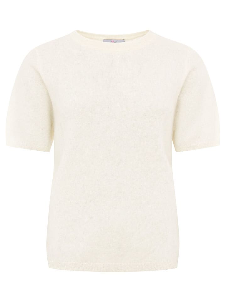 Zwillingsherz Sweter w kolorze kremowym rozmiar: M