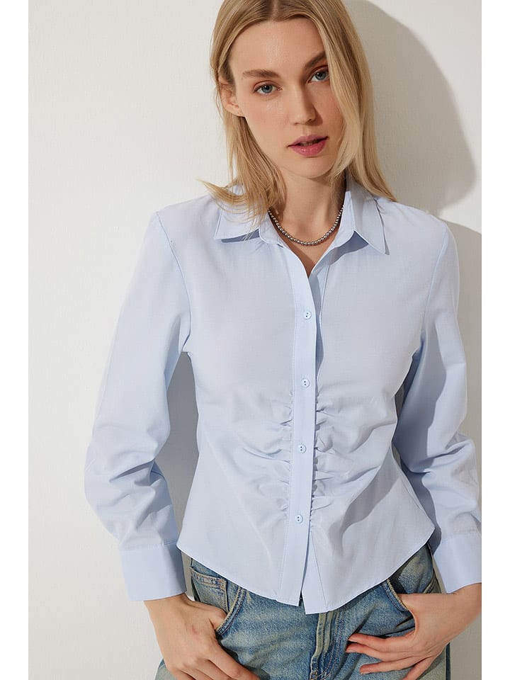 Happiness Istanbul Bluzka w kolorze błękitnym rozmiar: 34