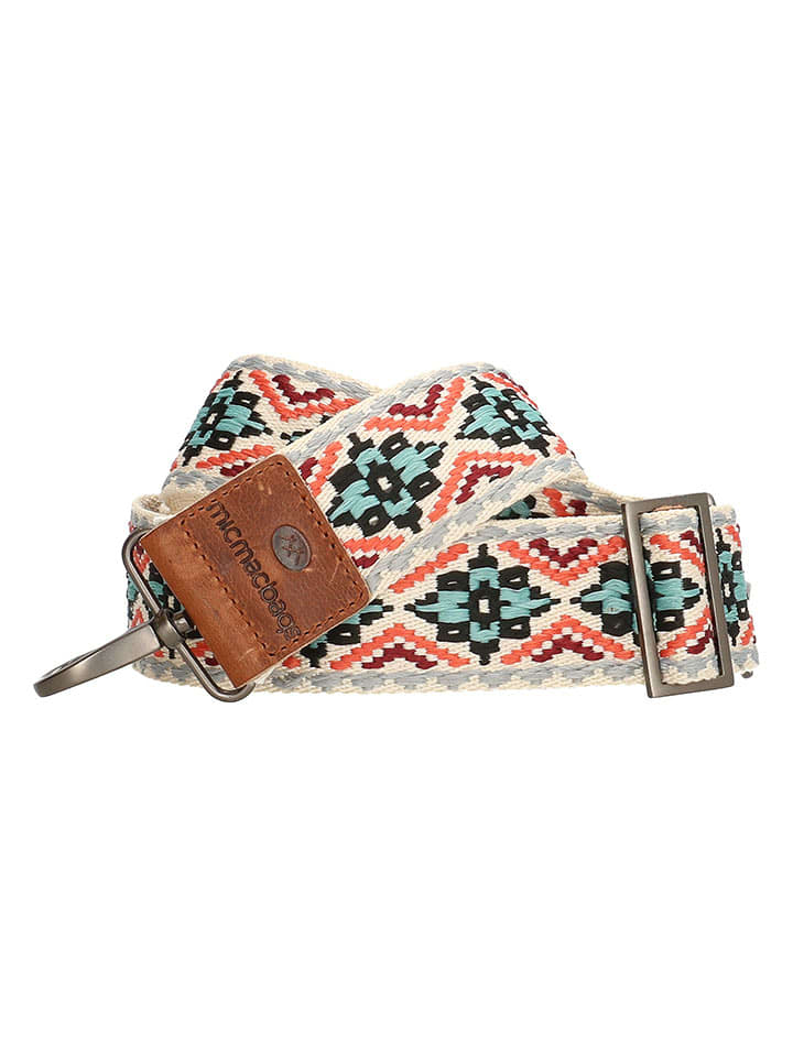 micmacbags Skórzany pasek ze wzorem do torebki - 115 x 5 cm rozmiar: onesize