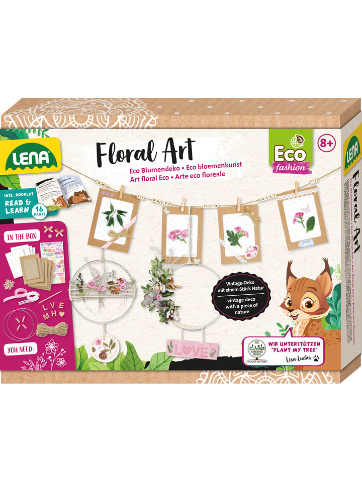 LENA Zestaw do majsterkowania "Floral Art" - 8+ rozmiar: onesize