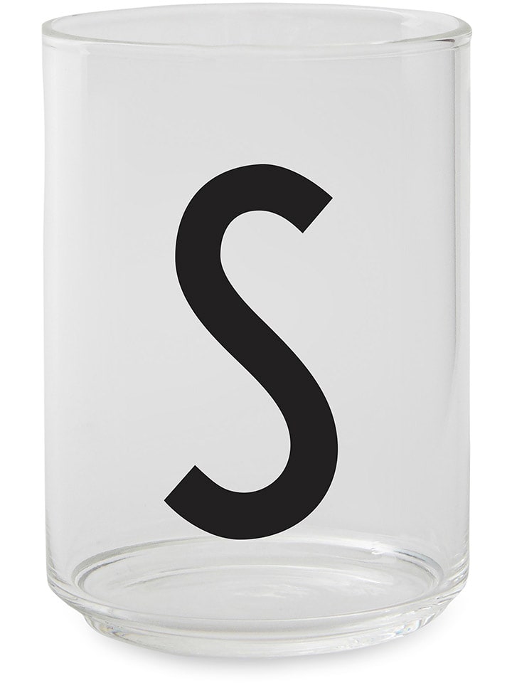 Design Letters Szklanka w kolorze czarnym - 350 ml rozmiar: onesize