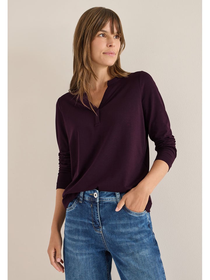 Cecil Koszulka w kolorze fioletowym rozmiar: XS