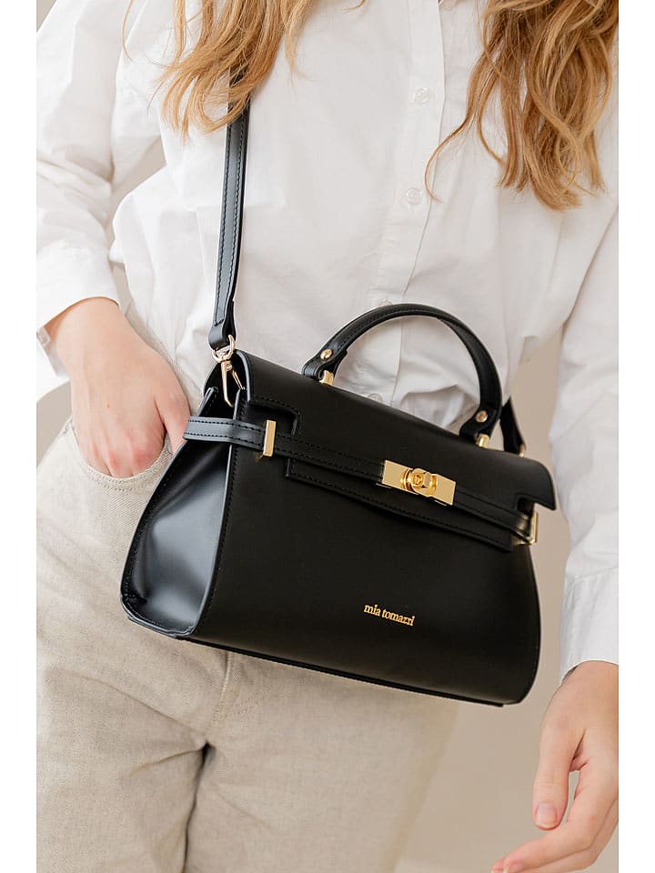 Mia Tomazzi Torebka "Tazzoli" w kolorze czarnym - 27 x 19 x 11 cm rozmiar: onesize