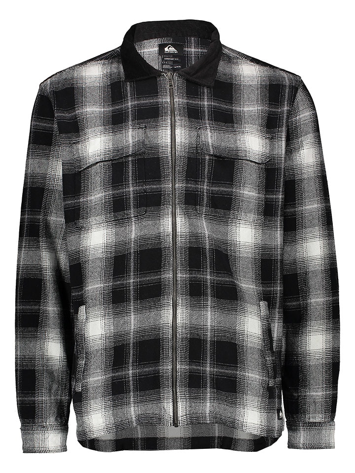 Quicksilver Kardigan "Quarrywood" w kolorze czarno-szarym rozmiar: XL