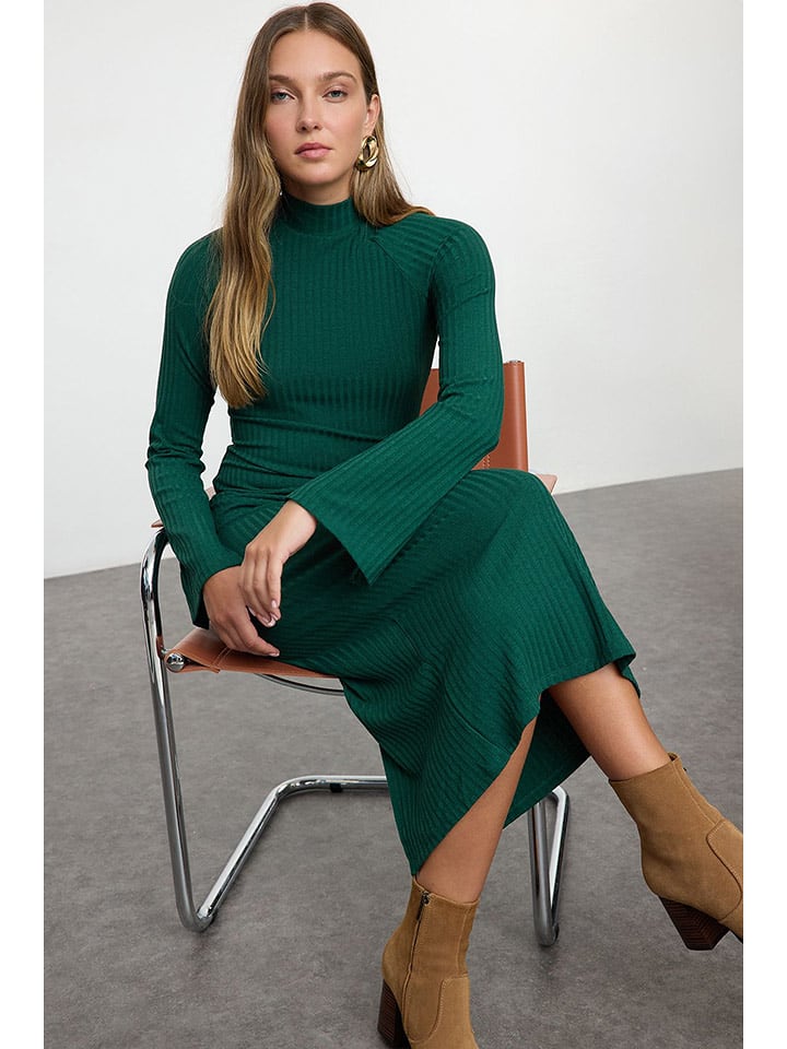 trendyol Sukienka w kolorze zielonym rozmiar: L