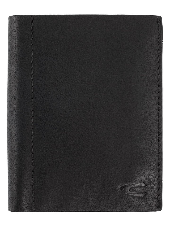 Camel Active Skórzany portfel "Niagara" w kolorze czarnym - 10 x 12,5 x 2 cm rozmiar: onesize