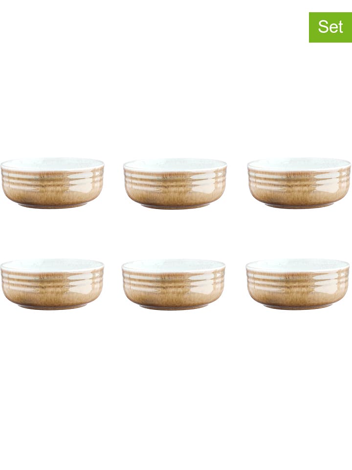 Björn Miski śniadaniowe (6 szt.) "Cosmos" w kolorze beżowym - Ø 15,5 cm rozmiar: onesize