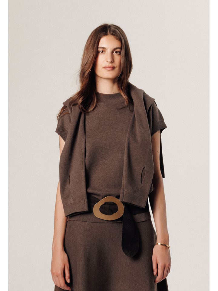 Rodier Bezrękawnik w kolorze jasnobrązowym rozmiar: S