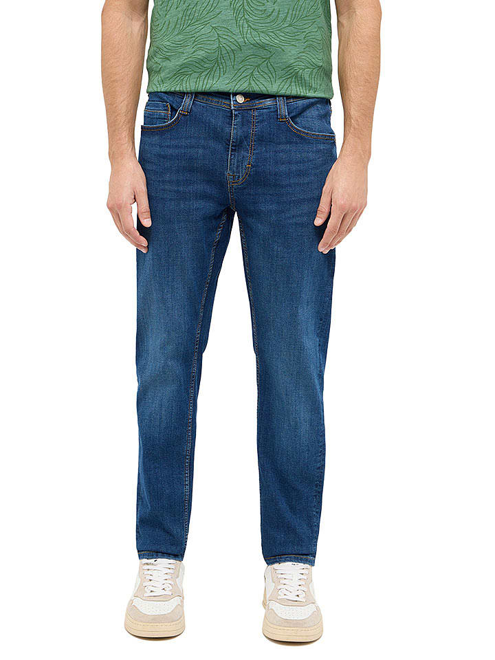 Mustang Dżinsy "Oregon" - Slim fit - w kolorze granatowym rozmiar: W34/L32