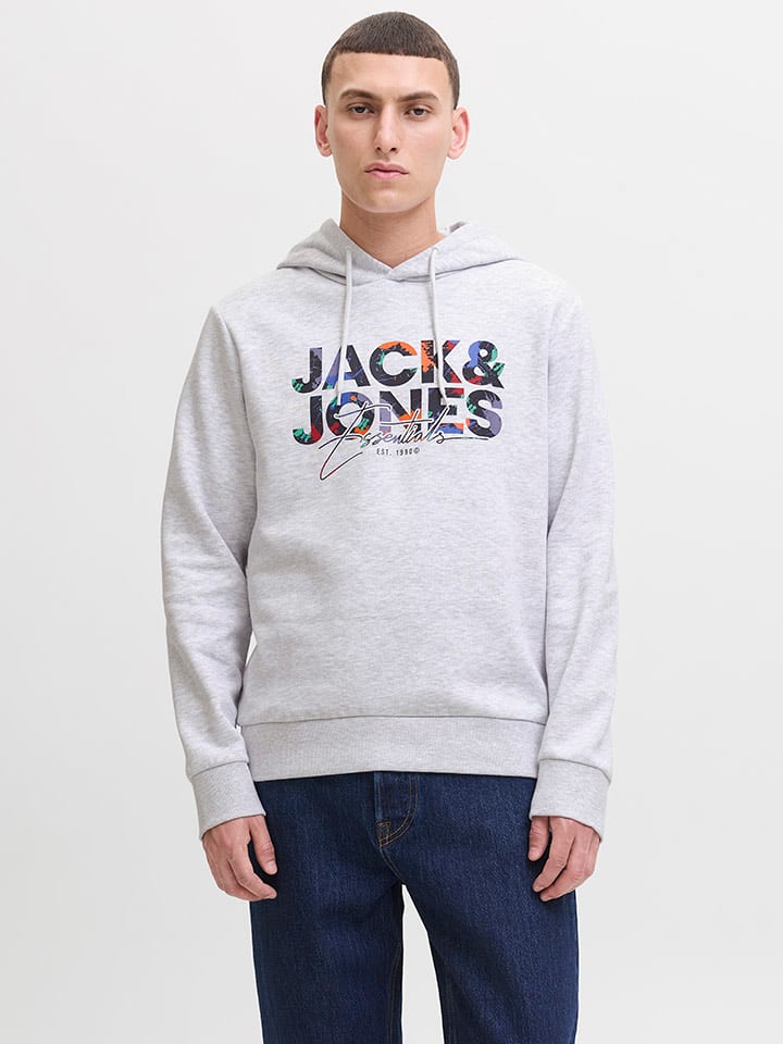 Jack & Jones Bluza "Geplas" w kolorze szarym rozmiar: XL