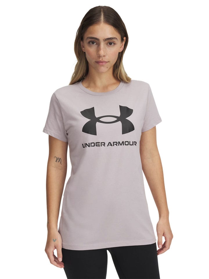 Under Armour Koszulka "Rival" w kolorze fioletowym rozmiar: S